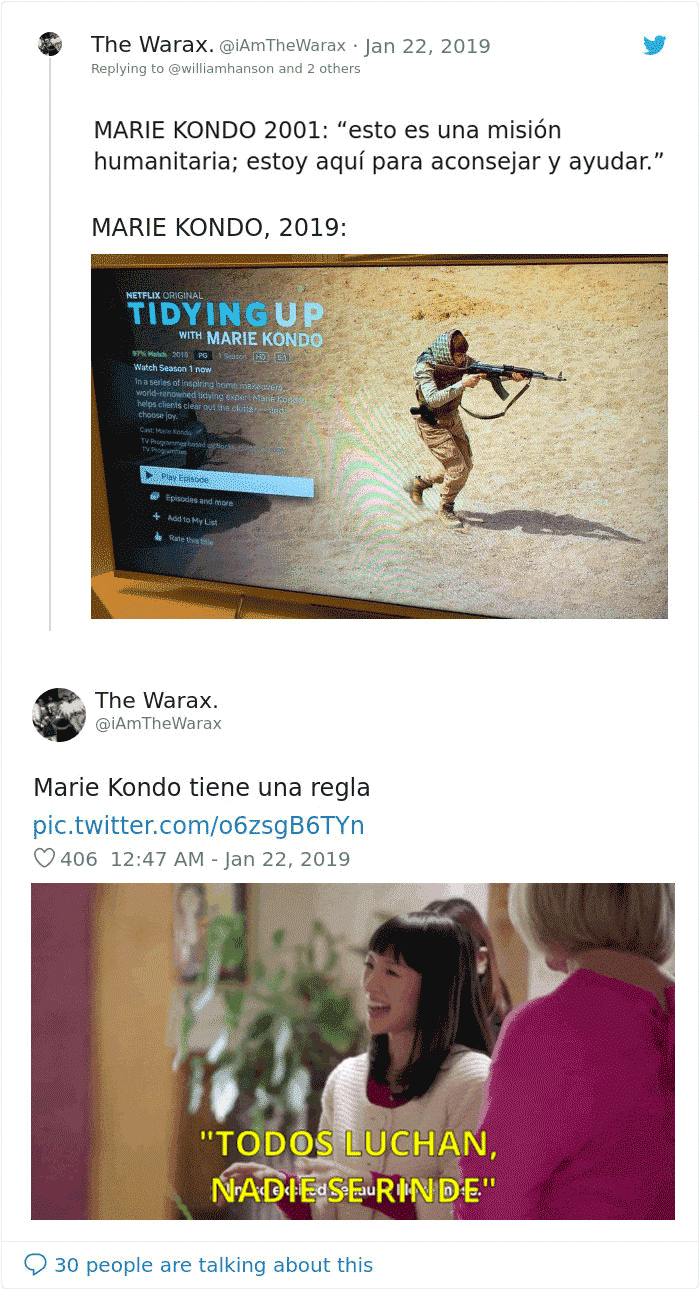 Las 12 reacciones más divertidas a un error desafortunado de Netflix con la imagen de Marie Kondo, incluso Chrissy Teigen responde