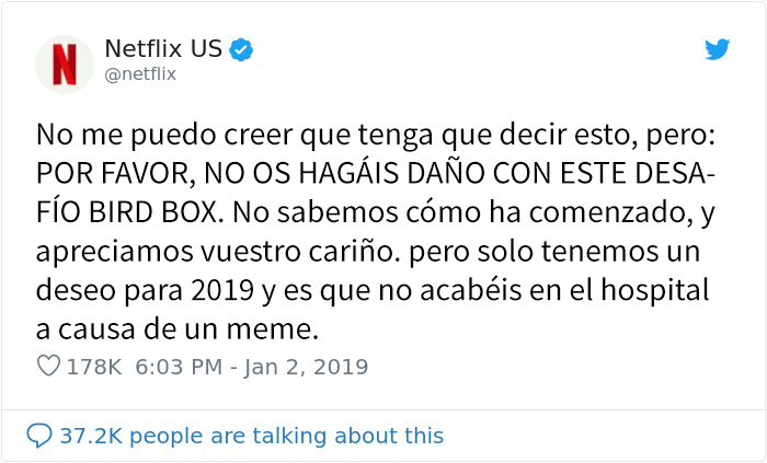 Netflix advierte a la gente que deje de hacer el 