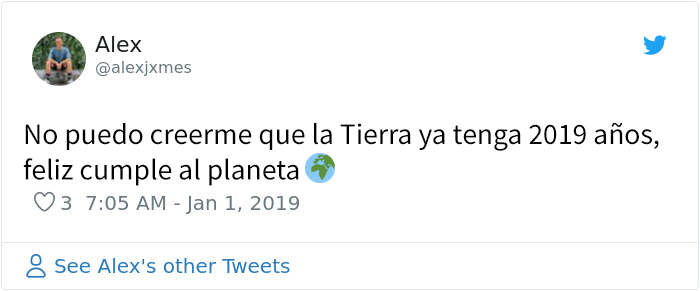 17 Personas que piensan que la Tierra acaba de cumplir 2019 años