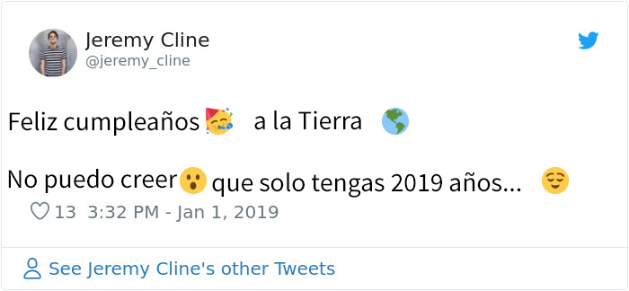 17 Personas que piensan que la Tierra acaba de cumplir 2019 años