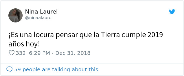 17 Personas que piensan que la Tierra acaba de cumplir 2019 años