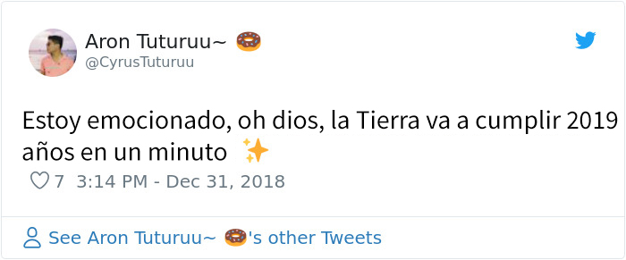 17 Personas que piensan que la Tierra acaba de cumplir 2019 años