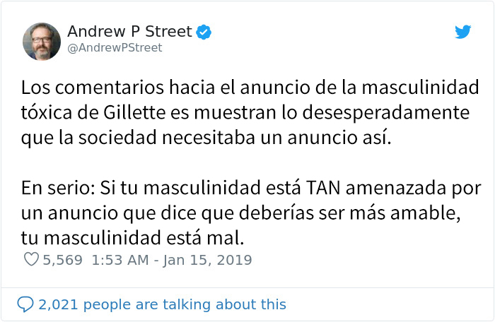 La gente está tirando sus productos Gillette después de ver el controvertido anuncio que han lanzado