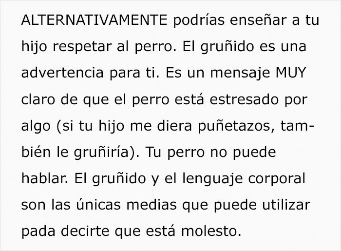 La gente comparte consejos interesantes con una madre que pregunta cómo hacer que su perro deje de gruñir a su hijo cuando este le pega