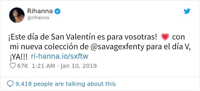 Se dan cuenta de que la nueva lencería de Rihanna es distinta para mujeres delgadas y de talla grande, y las comparan