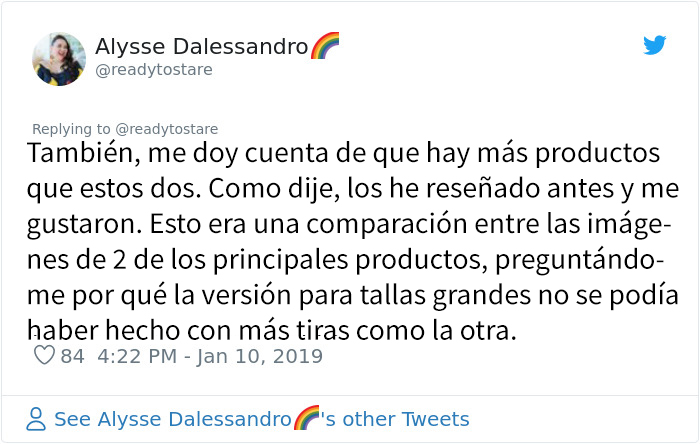 Se dan cuenta de que la nueva lencería de Rihanna es distinta para mujeres delgadas y de talla grande, y las comparan