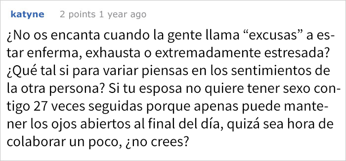Este marido escribe cada vez que su mujer no quiso practicar sexo con él y se lo envió en un email cuando ella se fue en un viaje de trabajo