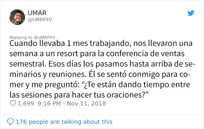Este hombre musulmán comparte en Twitter como le trata cada día su compañero judío