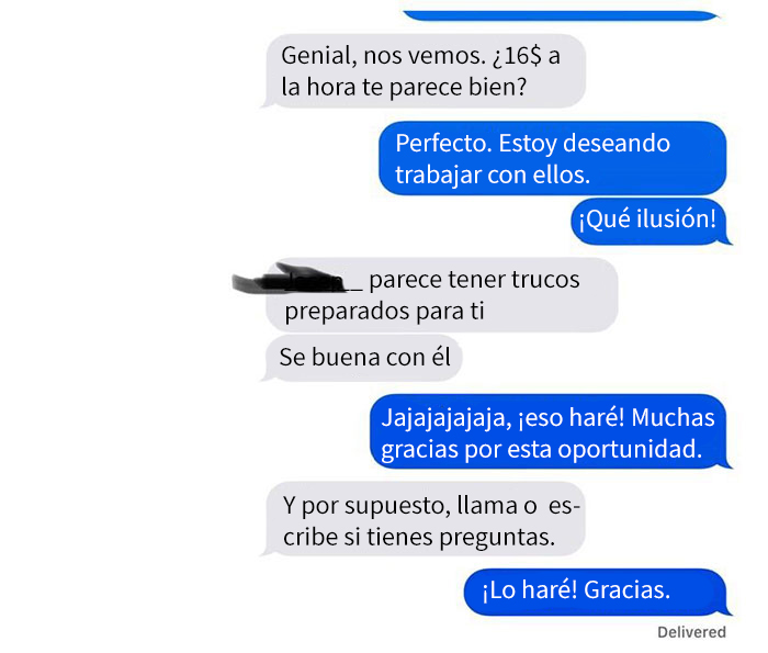 Esta madre no quiso pagar a la niñera porque "consiguió helado gratis y un día de diversión", así que ella le enseña sus mensajes "borrados"