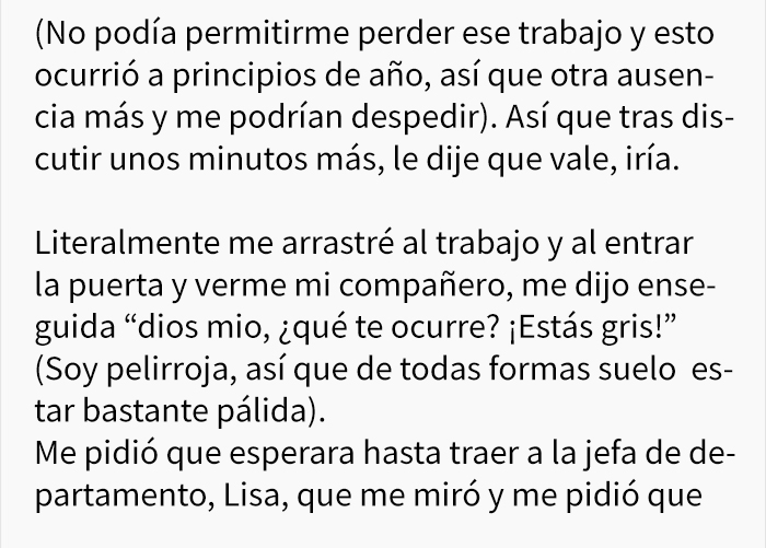 "¿No crees que esté enferma?" La gente aplaude por cómo esta empleada se vengó de su gerente