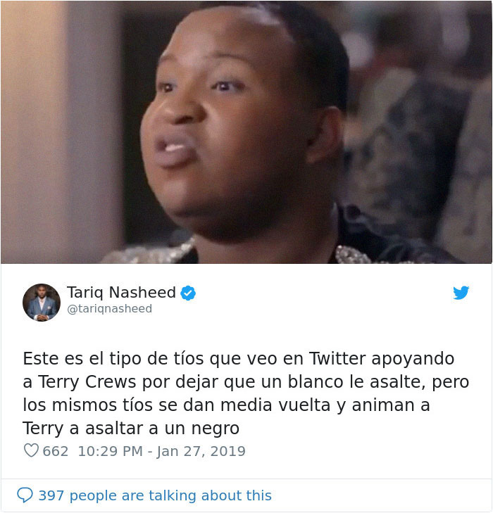 Varias celebridades se burlan de Terry Crews tras su declaración de abuso sexual por ser demasiado fuerte para que alguien abuse de él, pero Terry les cierra la boca