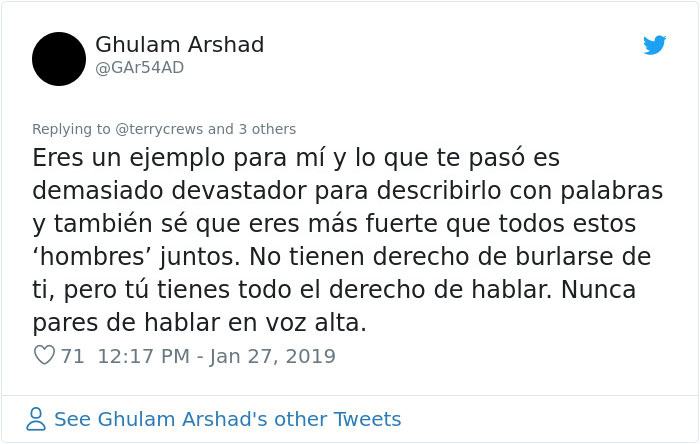 Varias celebridades se burlan de Terry Crews tras su declaración de abuso sexual por ser demasiado fuerte para que alguien abuse de él, pero Terry les cierra la boca
