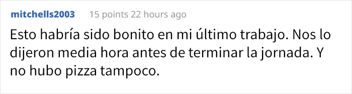 Este jefe recibió un aviso de que tenía que despedir a todos sus empleados en 8 horas, en vez de eso pidió pizza y escribió recomendaciones para todos