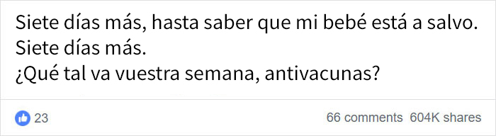 Esta madre publica sus quejas "muy enfadada" cuando su hijo de 15 días fue expuesto al sarampión por culpa de los antivacunas