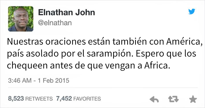 Respuesta De Un Escritor Africano Cuando Eeuu Avisó De Que Deberían Prohibir Viajar A América A Gente De Los Países Con Brote De Ébola