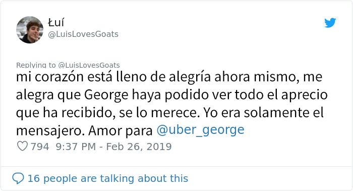 Este conductor de Uber les da a sus pasajeros un menú con los 5 tipos de viaje entre los que pueden elegir