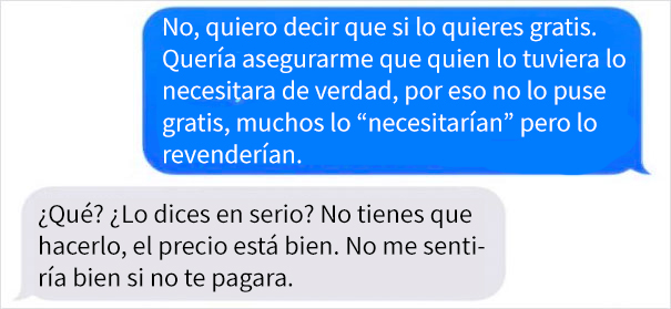 Este hombre comparte la conversación de su esposa con una posible compradora de su coche, y es lo opuesto de una pedigüeña
