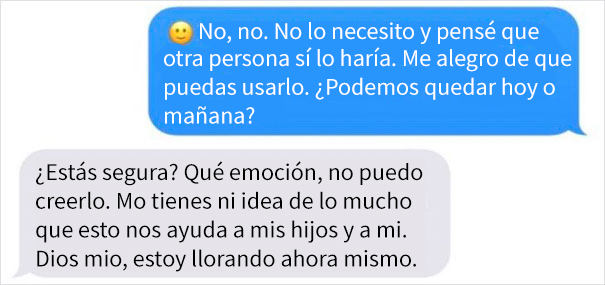 Este hombre comparte la conversación de su esposa con una posible compradora de su coche, y es lo opuesto de una pedigüeña