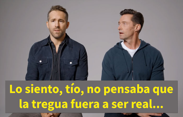 La gente no para de reír con el anuncio que ha hecho Hugh Jackman para la marca de ginebra de Ryan Reynolds