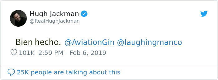 La gente no para de reír con el anuncio que ha hecho Hugh Jackman para la marca de ginebra de Ryan Reynolds