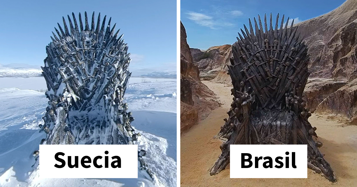 Juego de Tronos ha escondido 6 tronos por todo el mundo para una épica búsqueda, y faltan 2 por encontrar