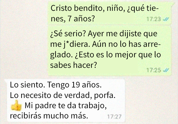 Este carpintero comparte la conversación con un niñato que le exigía una mesa personalizada en menos de 2 semanas
