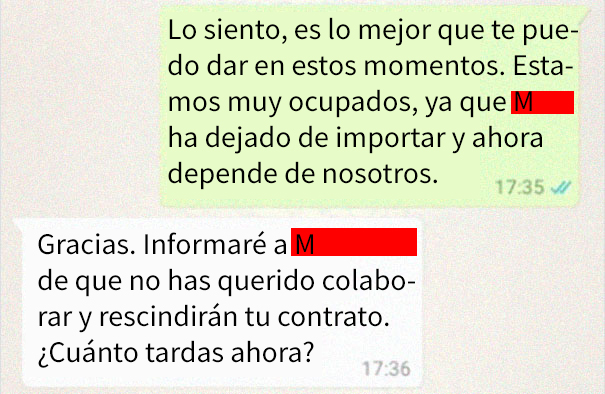 Este carpintero comparte la conversación con un niñato que le exigía una mesa personalizada en menos de 2 semanas