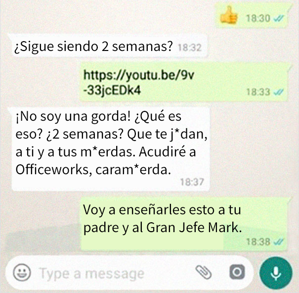Este carpintero comparte la conversación con un niñato que le exigía una mesa personalizada en menos de 2 semanas