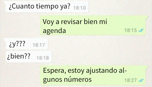 Este carpintero comparte la conversación con un niñato que le exigía una mesa personalizada en menos de 2 semanas