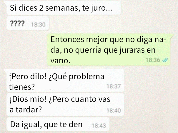 Este carpintero comparte la conversación con un niñato que le exigía una mesa personalizada en menos de 2 semanas