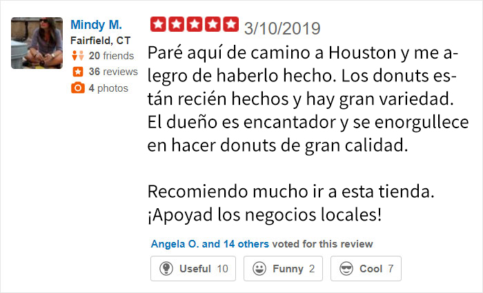 Este hijo compartió una foto de su padre triste porque nadie iba a su nueva tienda de donuts, pero se volvió viral y la gente acudió en masa