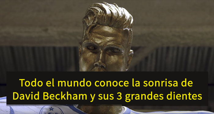 David Beckham va a ver su estatua por 1ª vez y no sabe que la han cambiado por una de broma