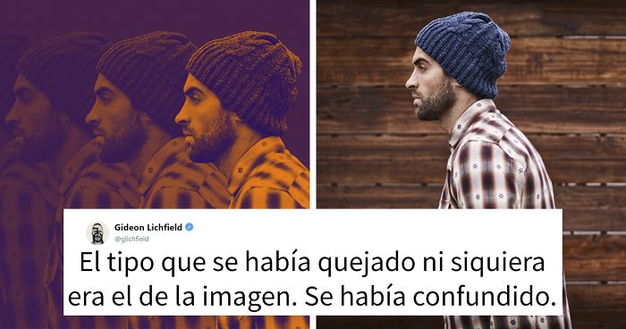 Un hipster se enfada porque han usado su foto en un artículo sobre el parecido entre los hipsters, y resulta que es otra persona