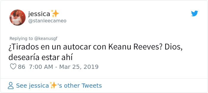 El avión en el que iba Keanu Reeves tuvo que hacer un aterrizaje de emergencia, y compartió el autocar con el resto de los pasajeros