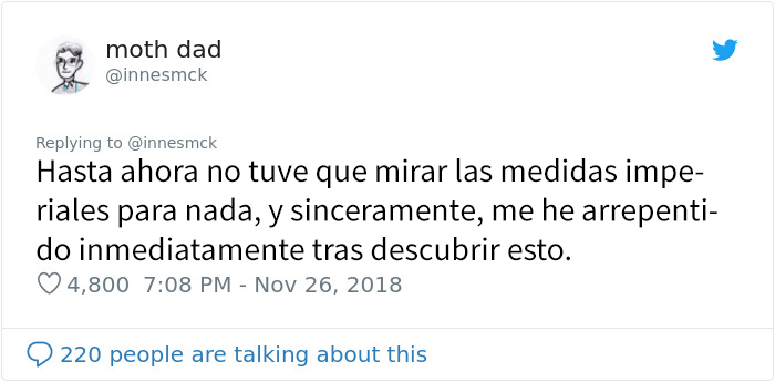 Este treintañero descubre lo ridículo que es el Sistema Imperial y no se puede creer que no todos usen el Sistema Métrico