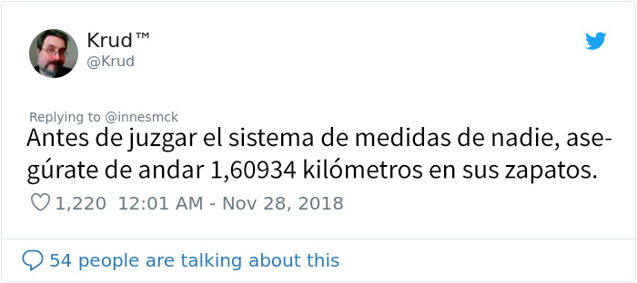 Este treintañero descubre lo ridículo que es el Sistema Imperial y no se puede creer que no todos usen el Sistema Métrico