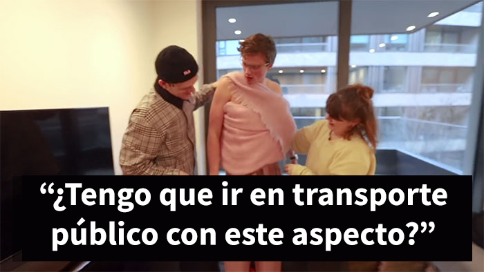 Este hombre se vistió de la forma más estúpida posible para la Semana de la Moda de Londres, y le saludan como si fuera un modelo famoso