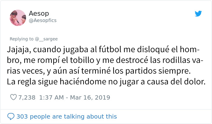 Este hombre dice que las mujeres deberían dejar de quejarse de los dolores menstruales hasta que sepan lo que se siente al desollarse las rodillas