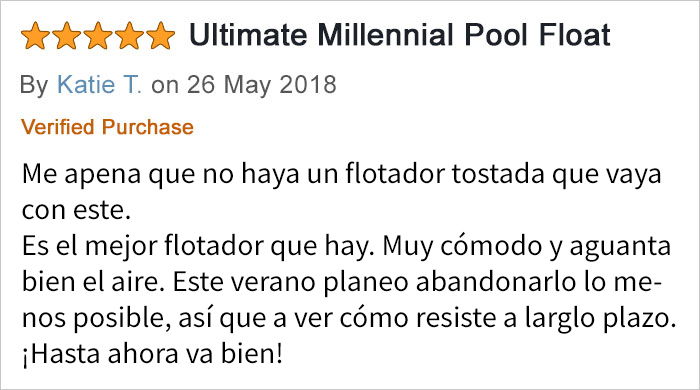 Se vuelve tendencia este flotador en forma de aguacate con hueso - pelota