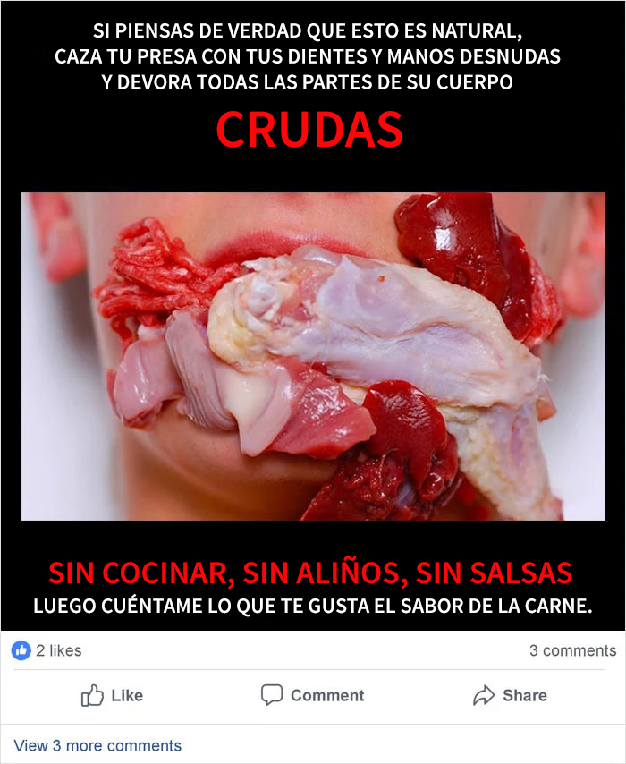 Estos veganos dicen a la gente que cacen y se coman crudos a los animales para que vean lo poco natural que es para los humanos, pero se llevaron una lección