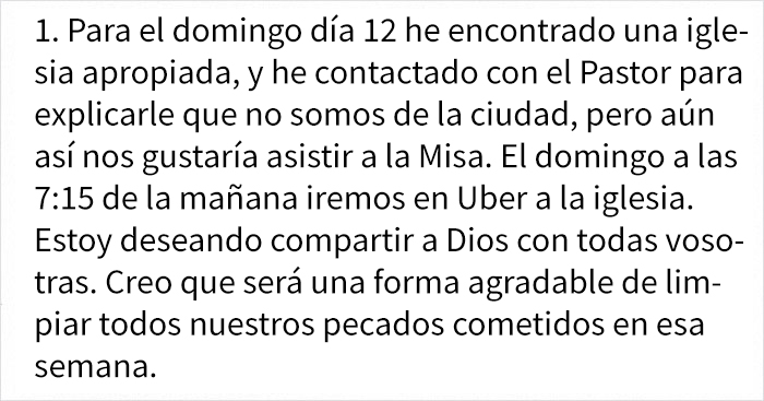 Esta mujer fue invitada por pena a una despedida de soltera, y envió una lista de normas ridículas para todas las chicas
