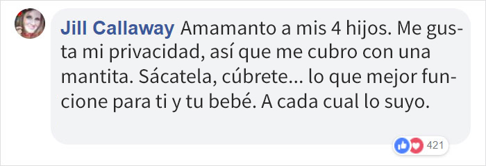 Esta madre amenaza con golpear a las mujeres que amamanten y a sus bebés, por lo que recibió reacciones negativas y perdió su empleo