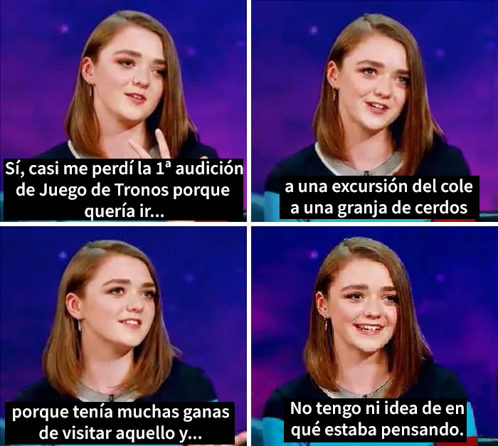8 Veces que Maisie Williams nos hizo reír