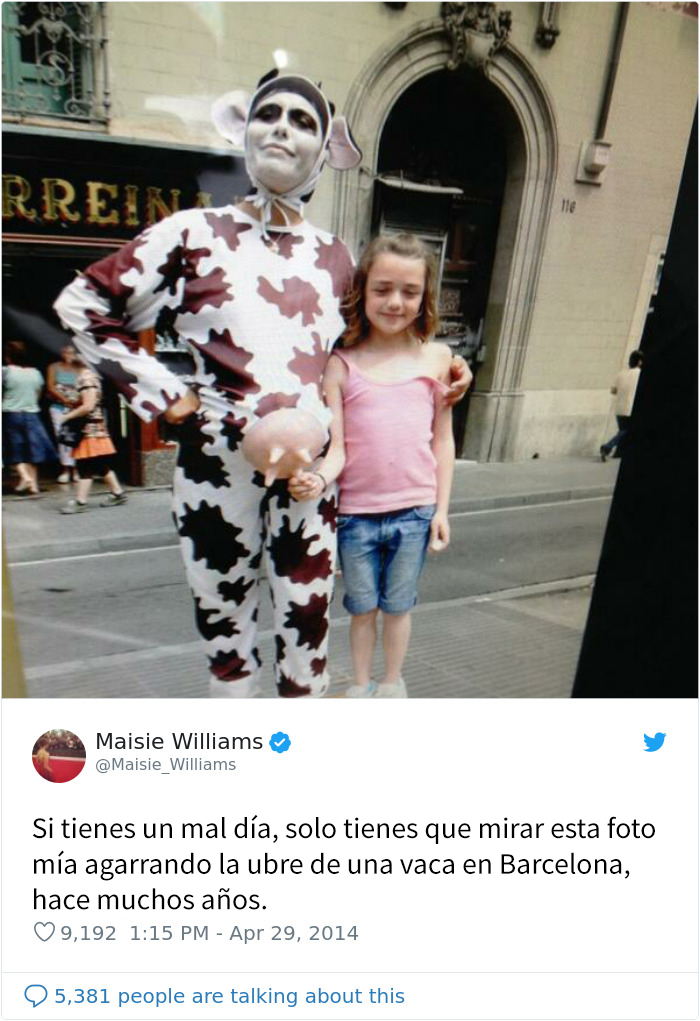 8 Veces que Maisie Williams nos hizo reír