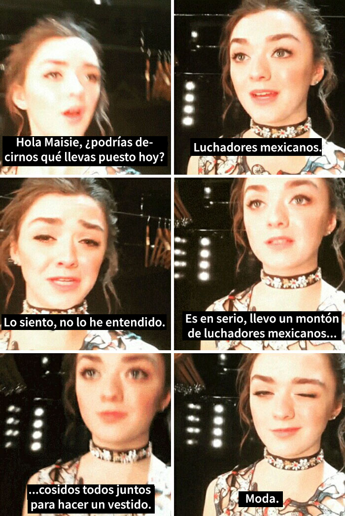 8 Veces que Maisie Williams nos hizo reír