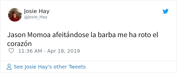 Jason Momoa se afeita la barba y sus fans quedan devastadas