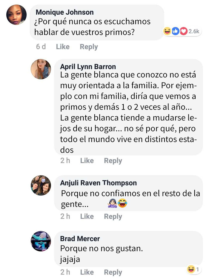 La gente negra preguntó a la gente blanca cosas que no entendían sobre ellos, y recibieron respuestas francas
