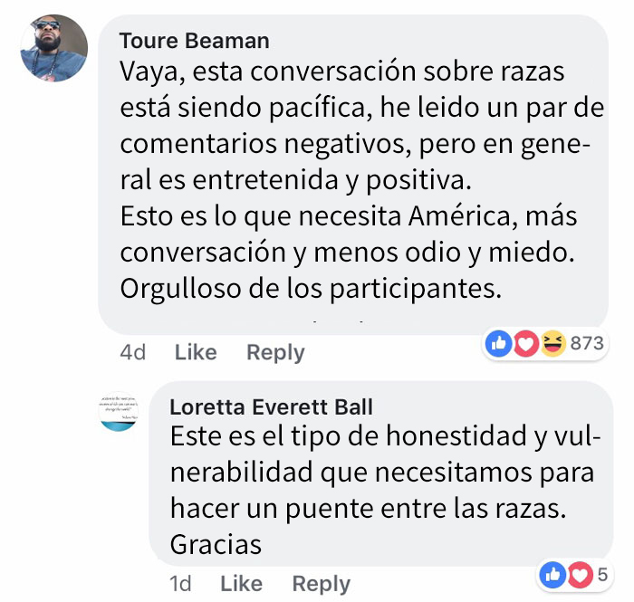 La gente negra preguntó a la gente blanca cosas que no entendían sobre ellos, y recibieron respuestas francas