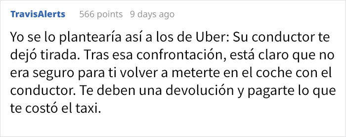 Este conductor de Uber detuvo el coche y abandonó a una mujer en medio de la carretera tras saber que se dirigía a abortar