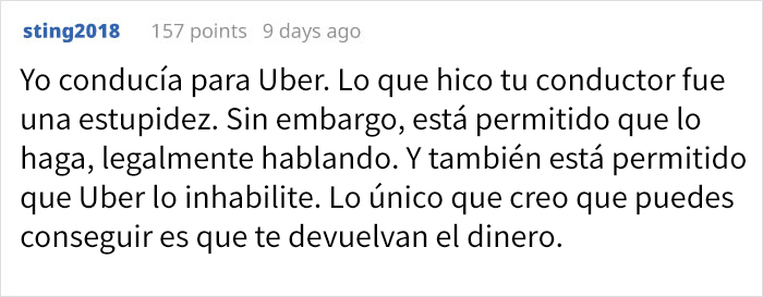 Este conductor de Uber detuvo el coche y abandonó a una mujer en medio de la carretera tras saber que se dirigía a abortar